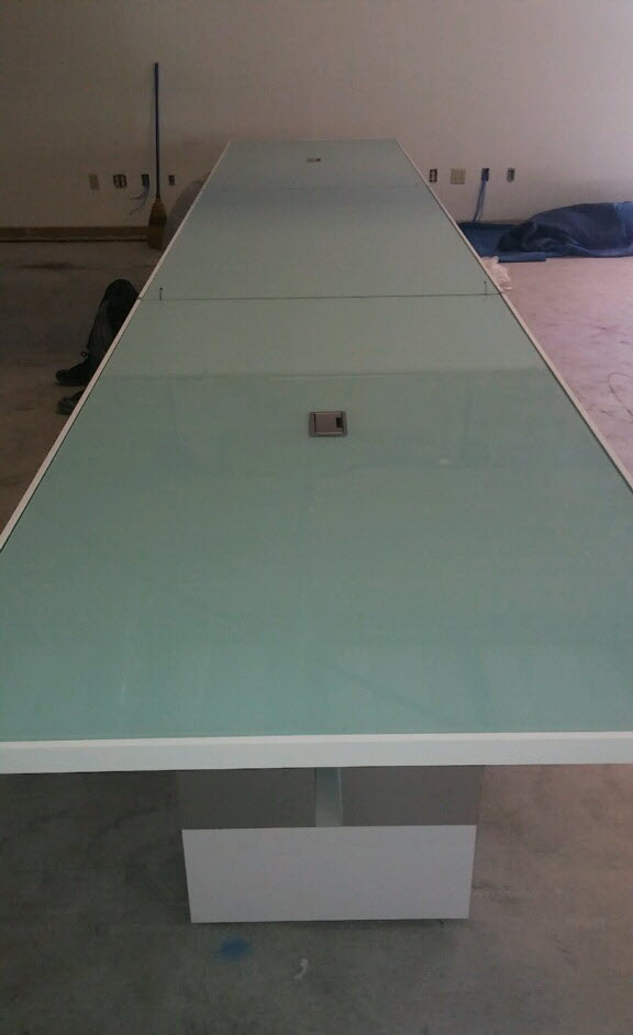 Hampton Modern Conference Table - Top view