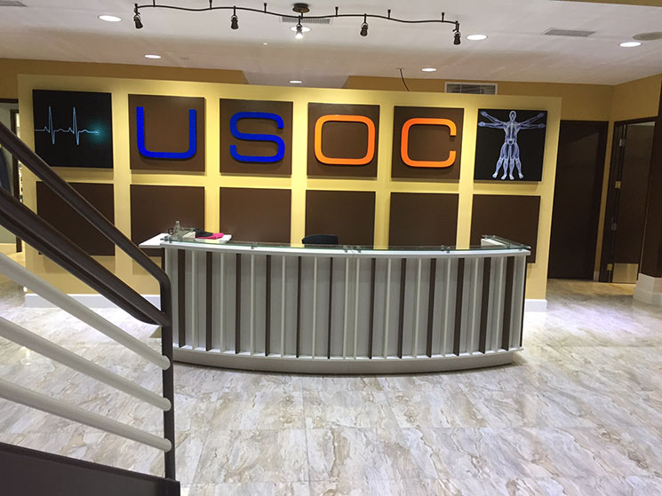 USOC reception area