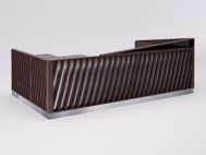 Arcadia Contemporary Reception Desk - wood veneer