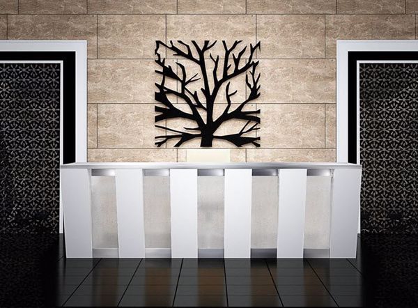 Cypress Modern Reception Desk