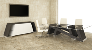 Baltoro Modern Conference Table with built-in communication
