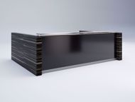 Cambridge Modern Reception Desk - Black
